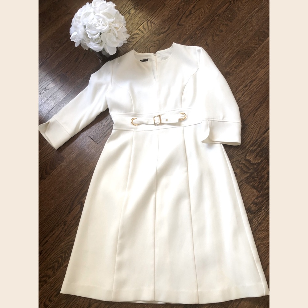 Barrie Pace Winter White Formal Party Dress